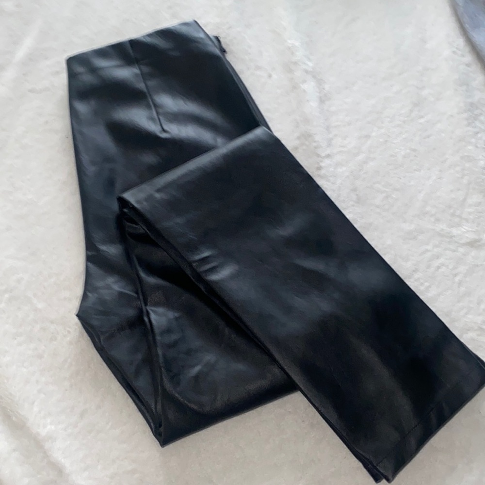 Pleather pants